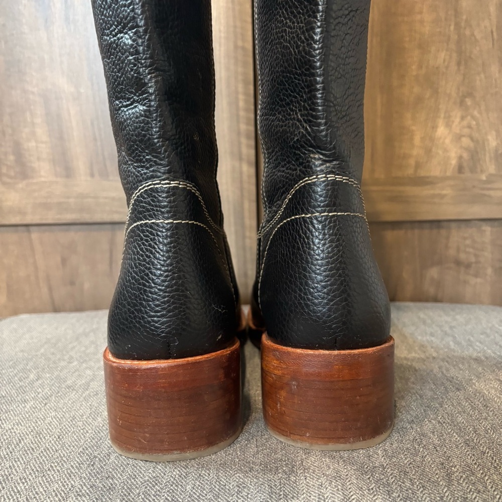 Free People Size11 Blaze Pull On Boots Black - Picture 11 of 16